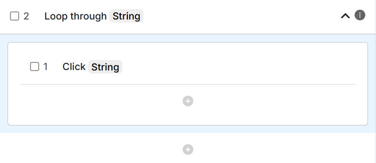 Loop over each field
