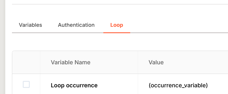 Loop over a range